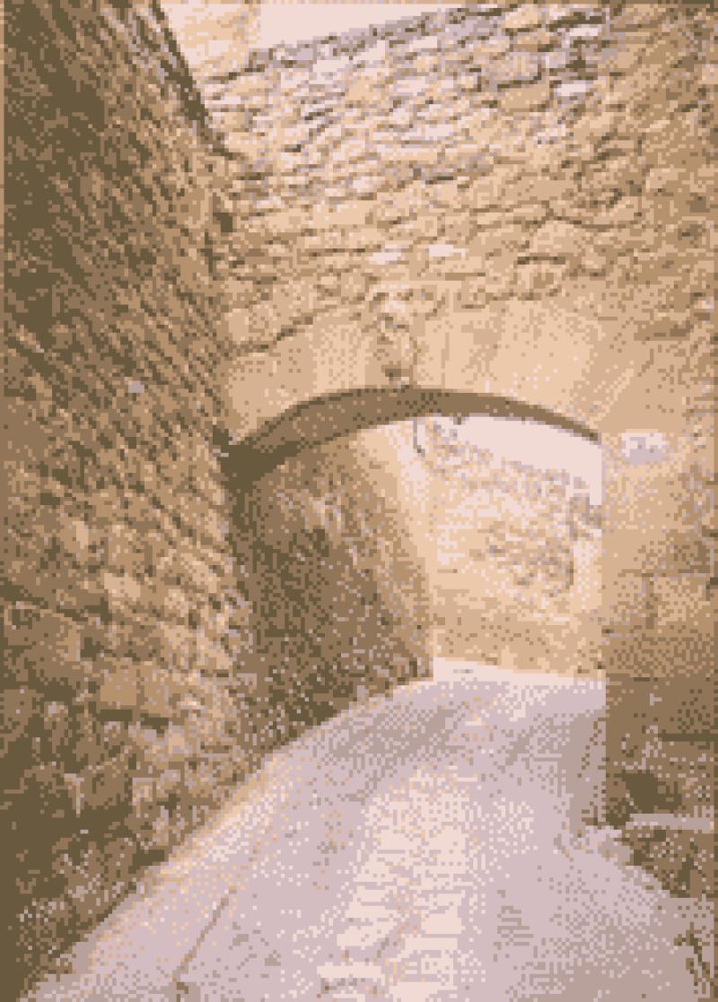 Batea. Sant Joan dŽAlgars Pinyeres and iberic town of Tossal del Moro.