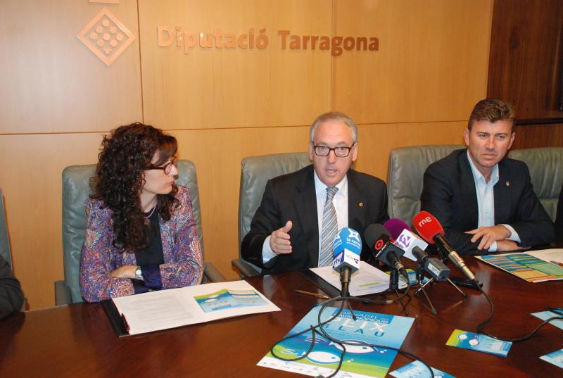La alcaldesa de Cambrils, Dalmau, y el presid. de la Diputaci&oacute;, Poblet