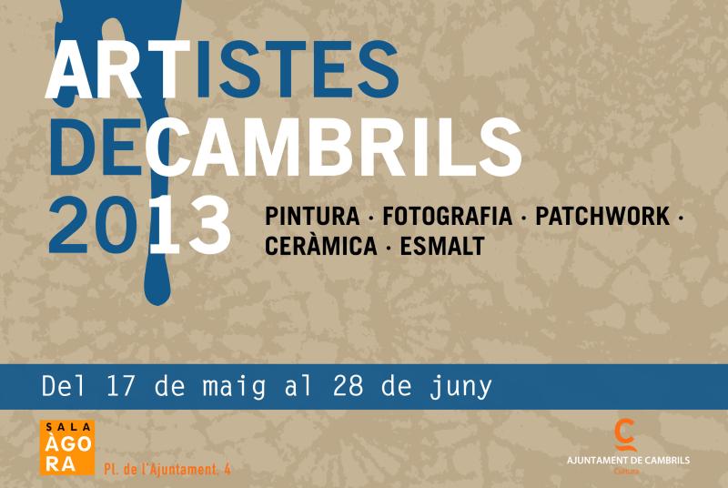 Artistas de Cambrils exponen sus obras en la Sala &Aacute;gora
