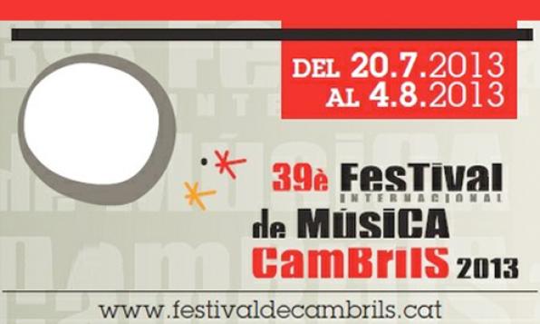 Festival Internacional de Música de Cambrils 2013. 