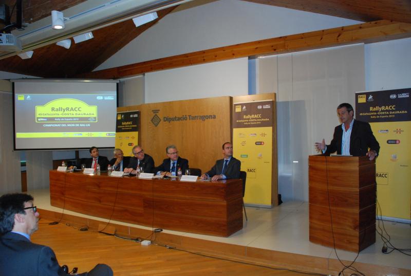 Presentaci&oacute;n del RallyRACC Catalu&ntilde;a-Costa Dorada 2013.