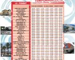 Horario del bus urbano de Cambrils para este verano. 2013