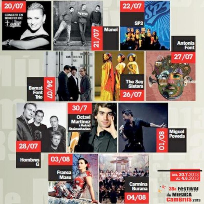 Festival de M&uacute;sica de Cambrils a laPinedaPlatja.com