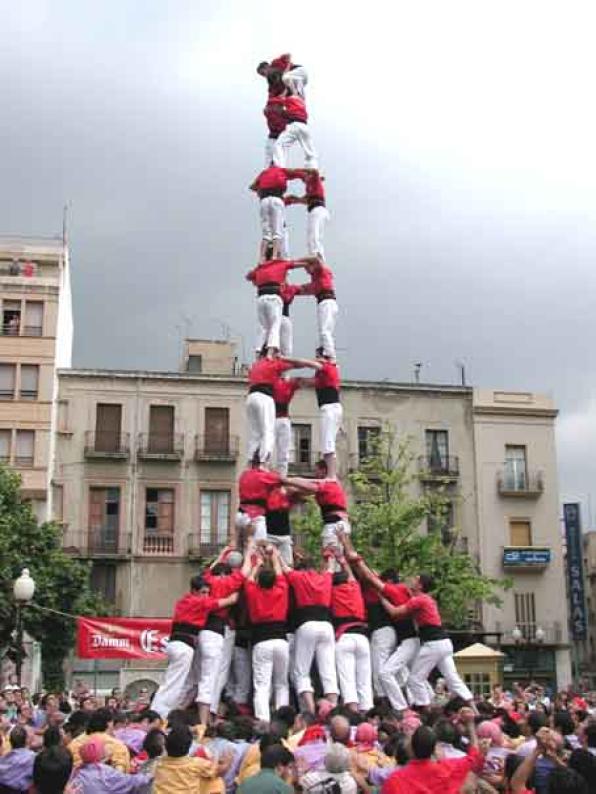 Xiquets de Valls, en acción.