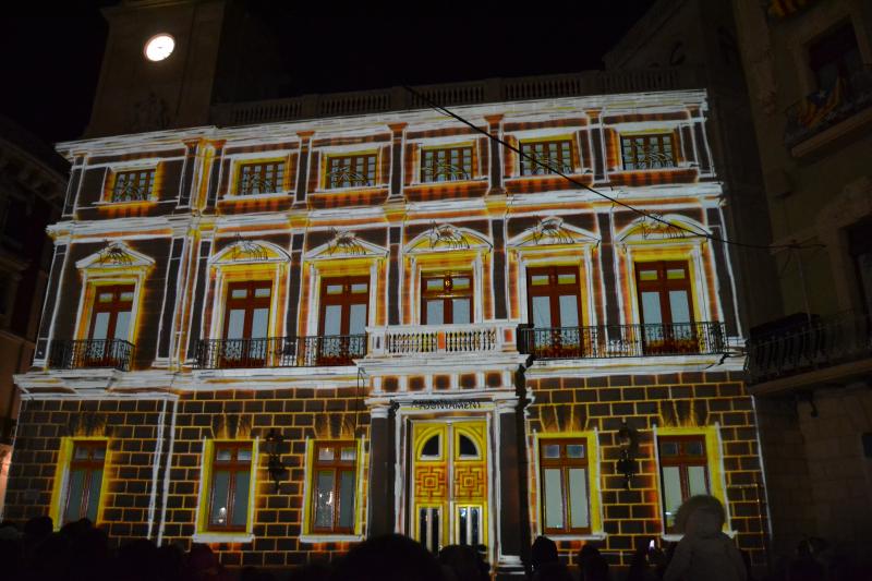 Hasta el 4 de enero, im&aacute;genes en 3D proyectadas en el Ayuntamiento