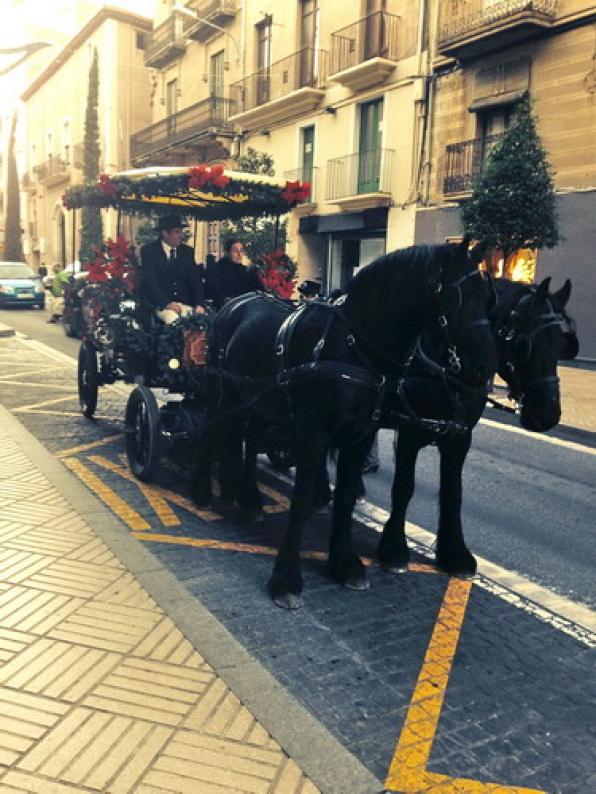 The tartans circulate the streets of Reus