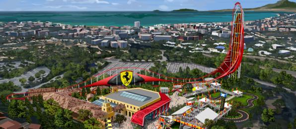 Ferrari Land has the highest European and fast throttle