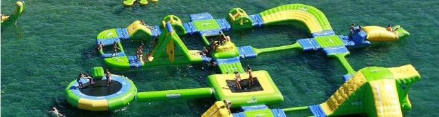 Salou have a floating playground Llevant beach