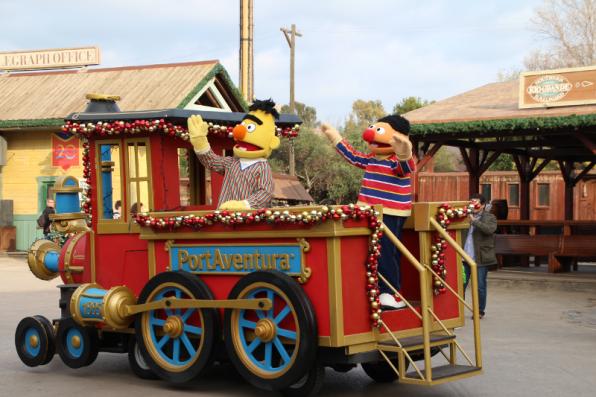 Epi y Blas en PortAventura por Navidad