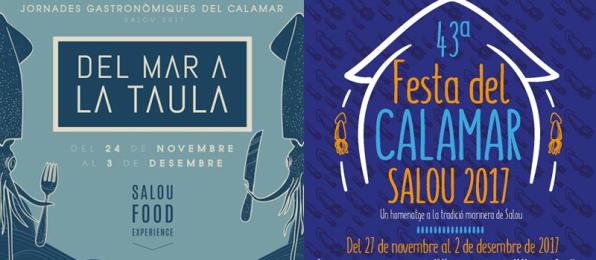 Cartell de la Fiesta del Calamar de Salou 2017