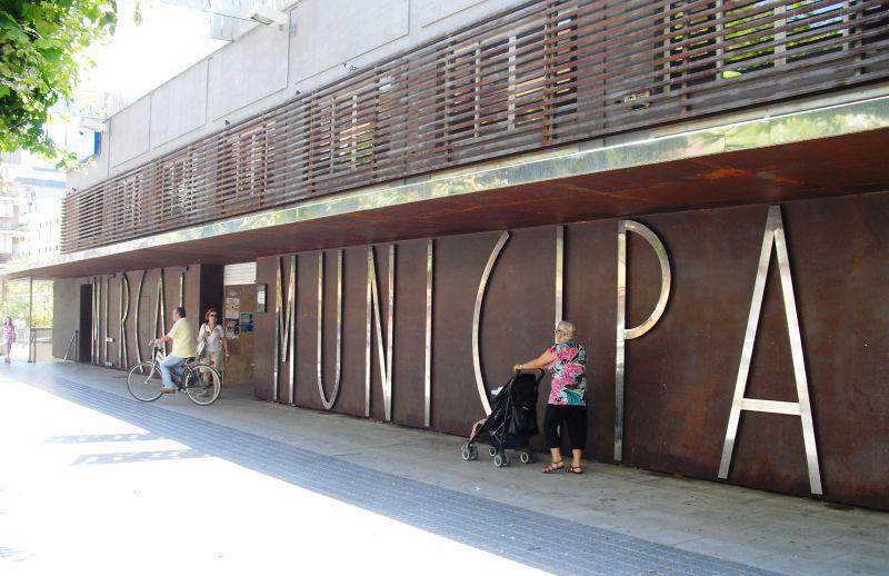 Mercat de Salou al costat de on s'instal&middot;lar&agrave; el nou supermercat