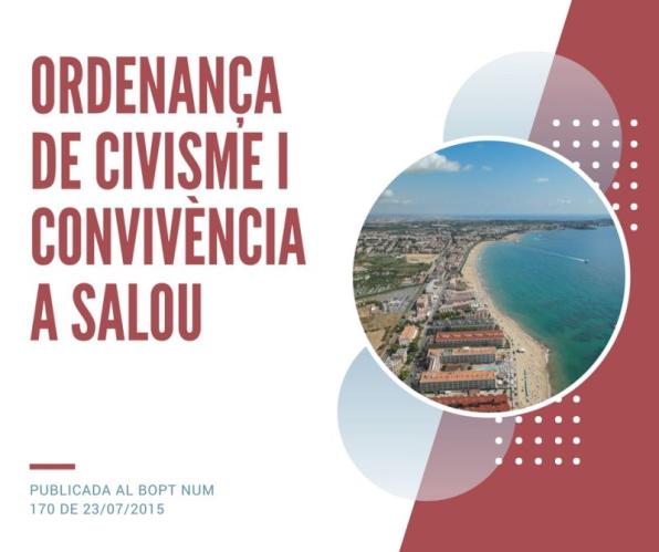The habit of civility of Salou is adapted to the new times