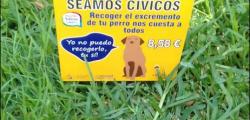 Campaña de "pedagogía" sobre el coste de limpiar las cacas de perro