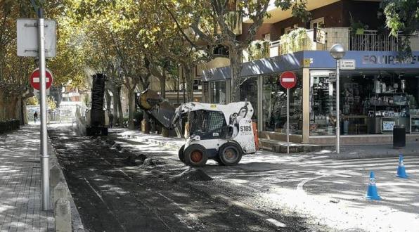 Las obras en las calles se prolongarán a lo largo de varias semanas