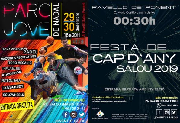 Salou says goodbye to 2018 with his Parc Jove and the New Year Party