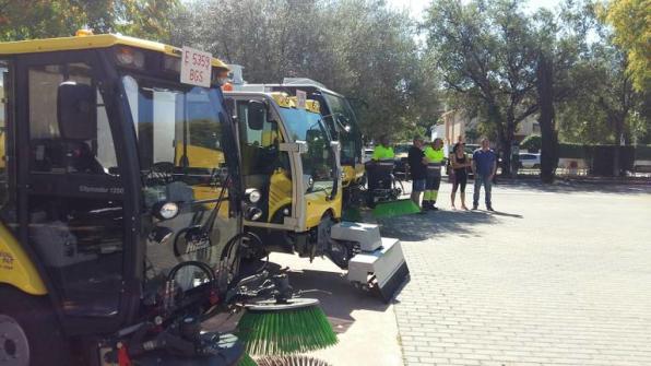 Image of garbage collection in Salou