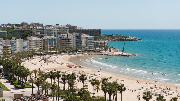 Image of one of Salou beaches