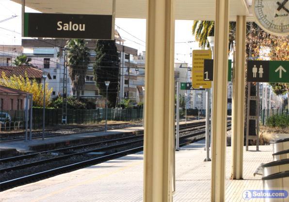 Imagen de la antigua estación de tren de Salou
