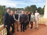 Equipo del Patronato de Turismo de Salou con el nuevo gerente