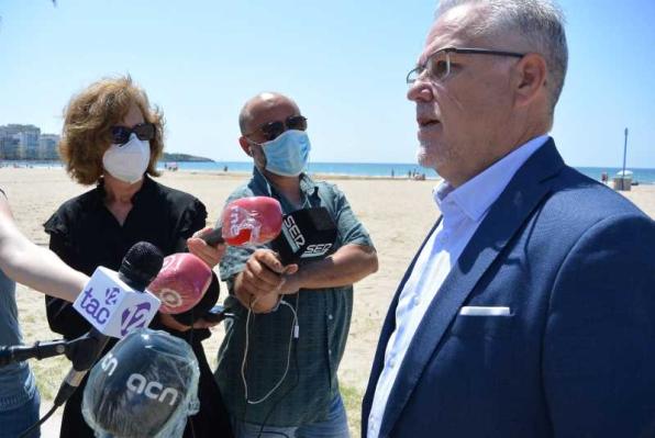L'alcalde de Salou ha explicat el control d'accés a les platges