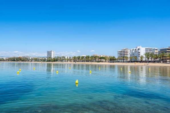 Platja de Llevant de Salou des del mar