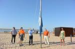 Izada de las banderas de calidad de las playas de Salou