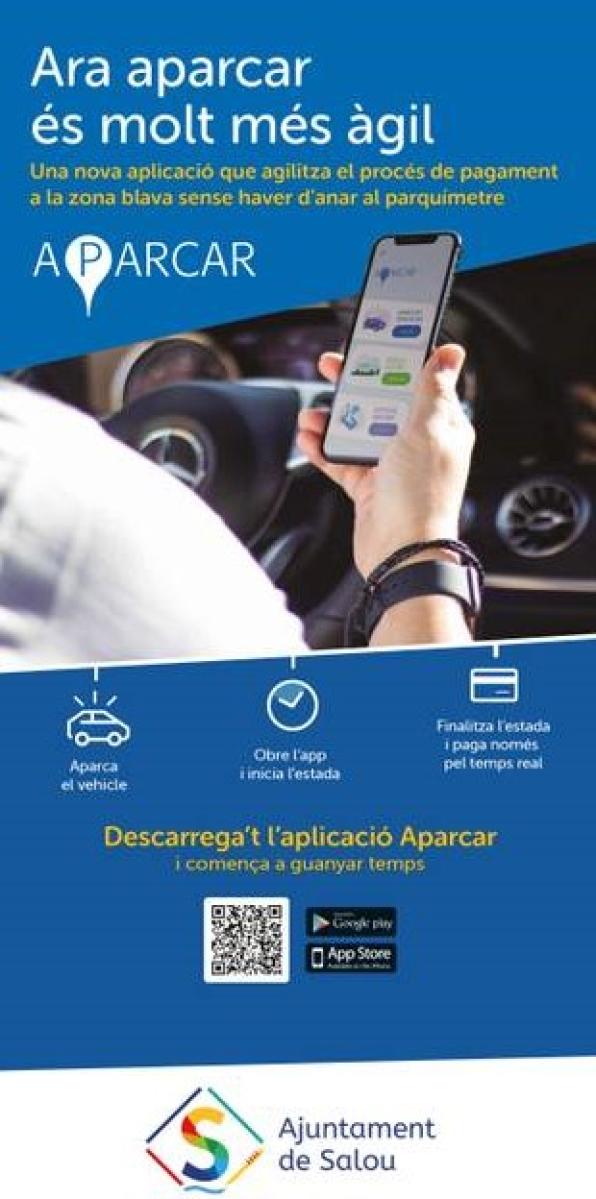 Imatge de la nova app Aparcar de Salou