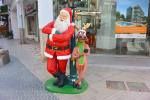 Papa Noel en las calles de Salou