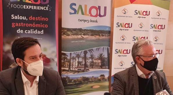 El alcalde de Salou y el gerente del Patronato de Turismo 