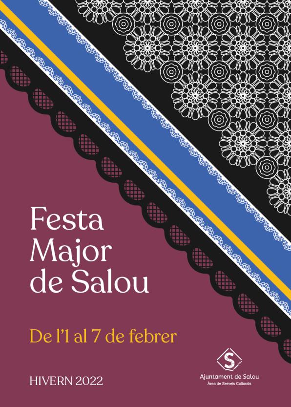 Cartell del programa de la Festa Major d'Hivern de Salou 2022