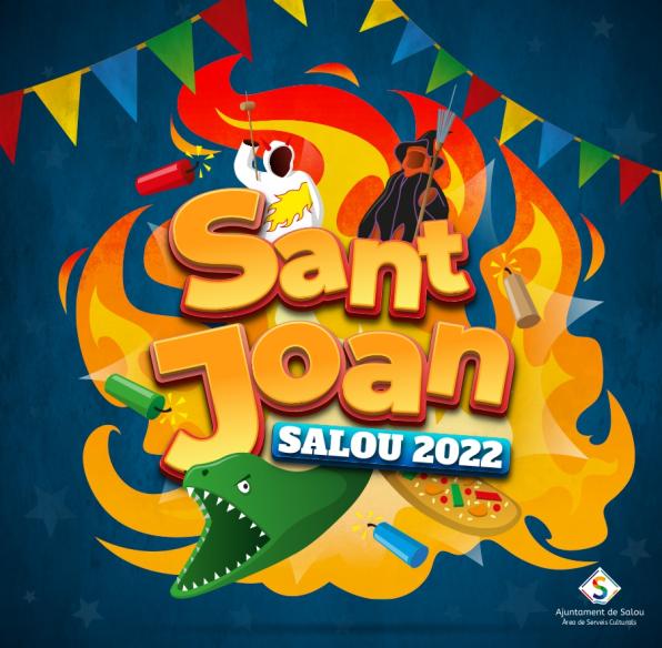 Carte fiesta de San Juan 2022 en Salou