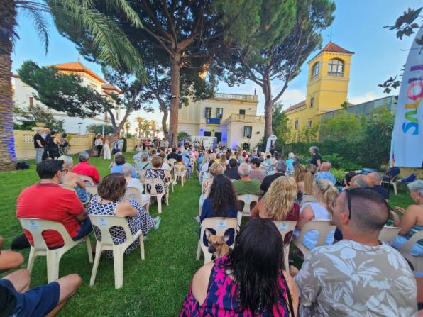 Moment del pregó de les Nits Daurades 2025 de Salou