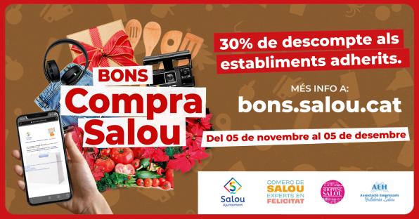 Anunci dels "Bons Salou" per comprar amb descompte