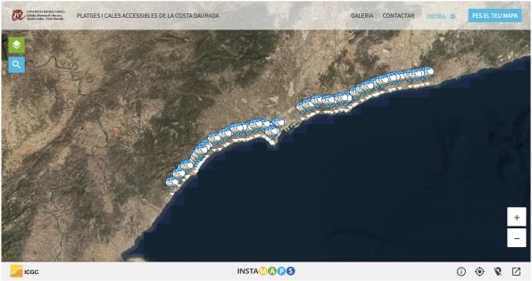 La URV presenta mapa interactiu d'accessibilitat, Salou