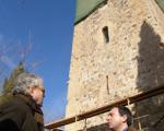 Comencen les obres de restauració de la torre de lErmita de la Mare de Déu del Camí de Cambrils