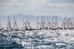 More than 80 sailors participating in the 6th Cambrils Trophy at Bon Port