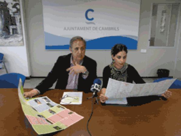 Cambrils covers the creation of four walks and mountain biking