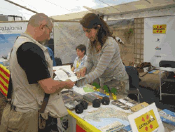 Terres de lŽEbre, present at the British Birdwatching Fair