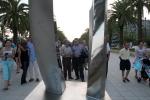 Monumental sculptures of Clement Ochoa in Passeig Jaume I in Salou