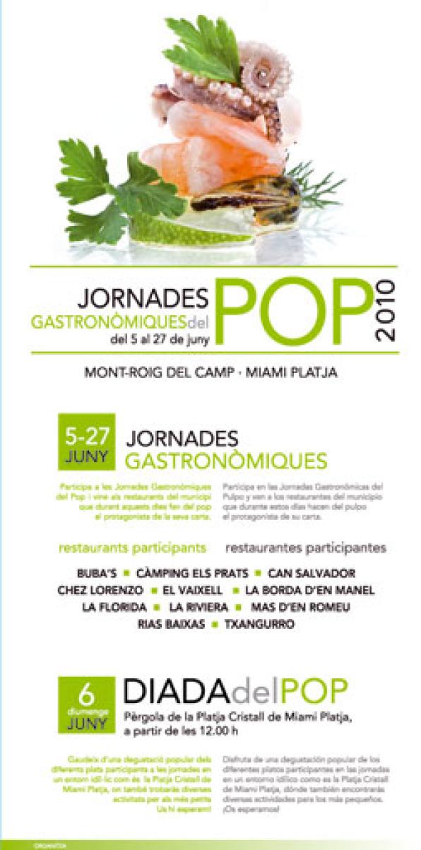 The Gastronomy days of the Octopus, in Mont-Roig from 5th to 27th June