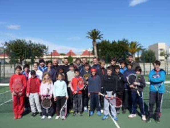 L'Hospitalet de l'Infant hosts a stay of the French tennis federation