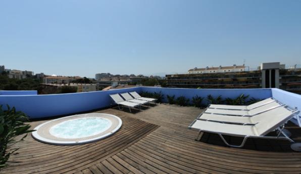 Terraza premium, Hotel Calypso de Salou.