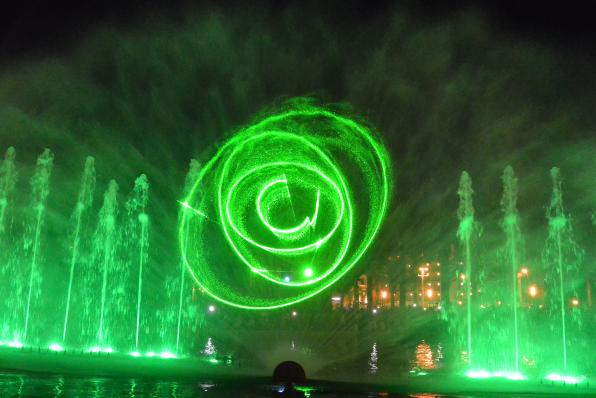 New show of the Cybernetic Fountain of Salou 1