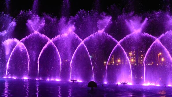 New show of the Cybernetic Fountain of Salou