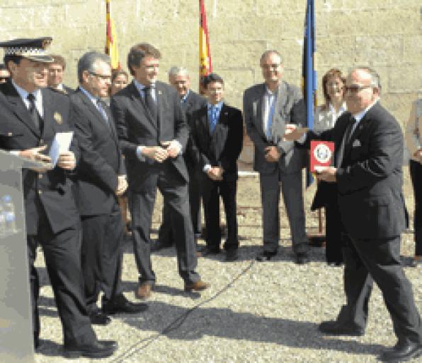 The Police Salou celebrates the festival of the patron Saint Michael at the Torre Vella