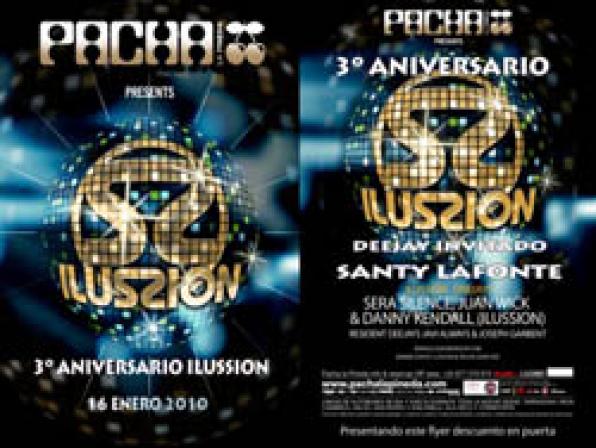 Costa Dorada at night. La Pineda. Pacha. Illusion Party.